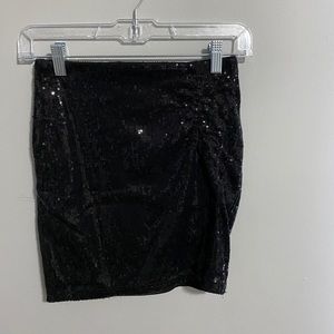Black sparkle skirt perfect for New Years Eve